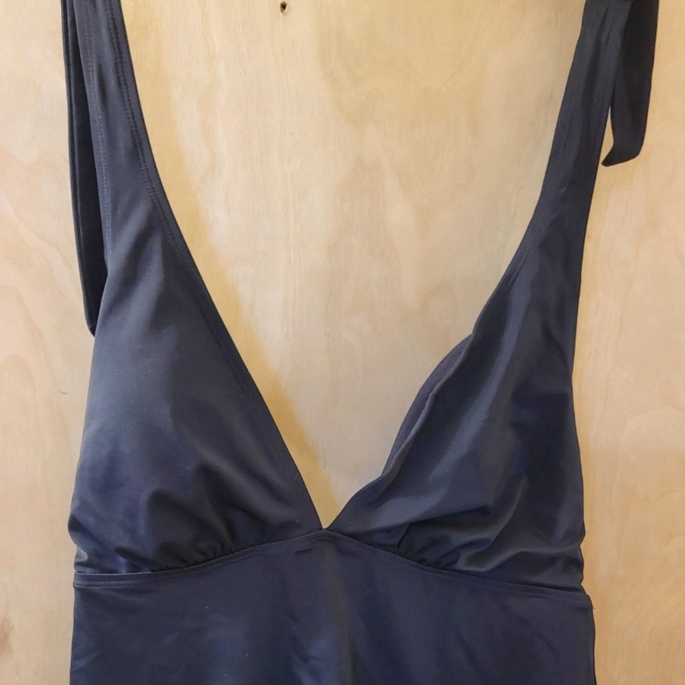 Black Womens Swim Top